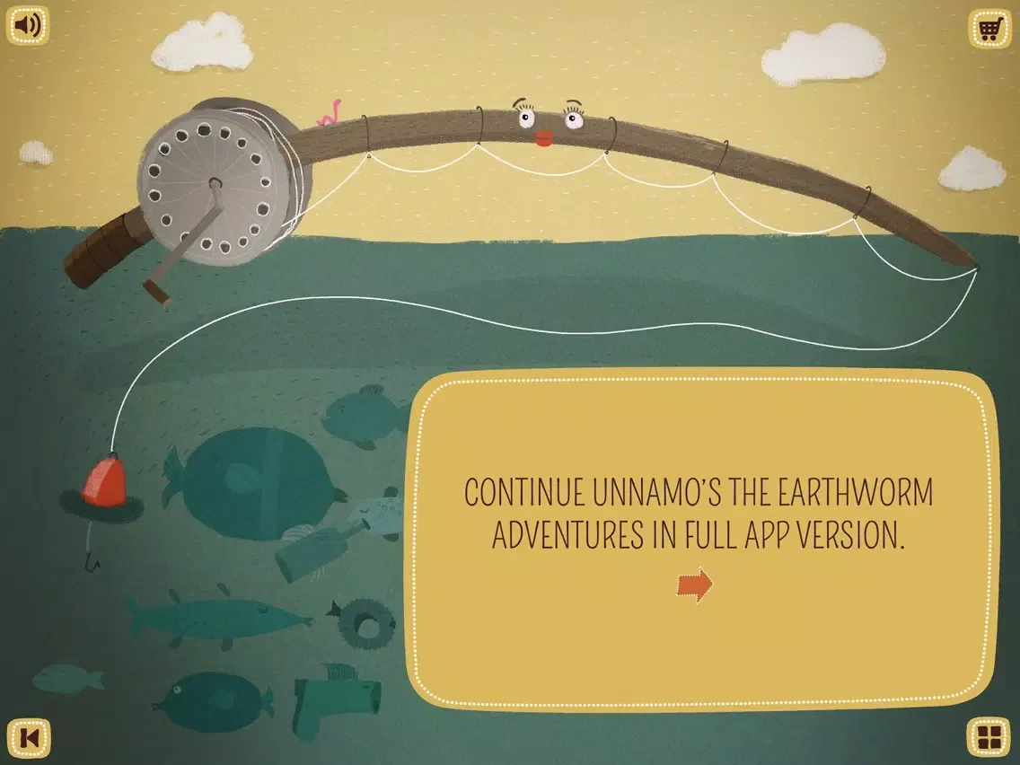 Скриншоты Unnamo the Earthworm LITE: interactive tale iPad 