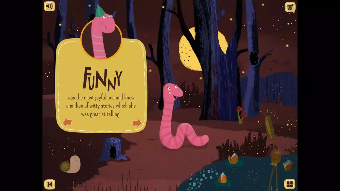 Скриншоты Unnamo the Earthworm LITE: interactive tale