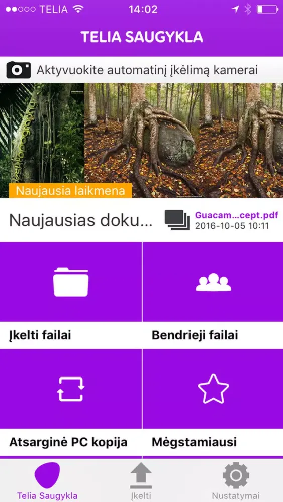 تصاویر Telia Saugykla for iPhone