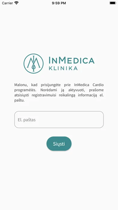 InMedica Cardio Ekran Görüntüleri