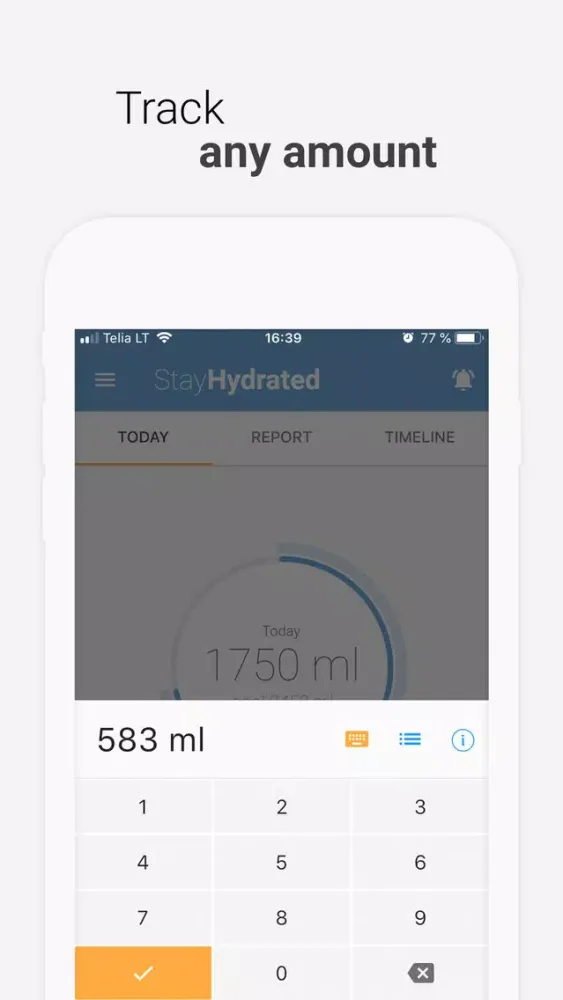 Capturas de tela do Stay Hydrated