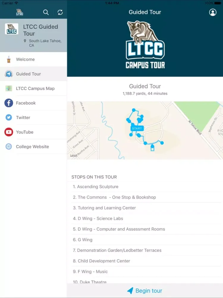 Zrzuty ekranu LTCC Campus Tour Guide iPad 