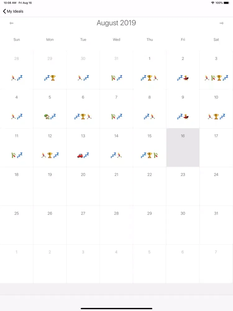 My Best Self iPad 應用截圖