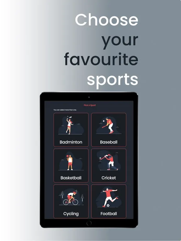 MySport - Sport & Fitness iPad  سکرین شاٹس