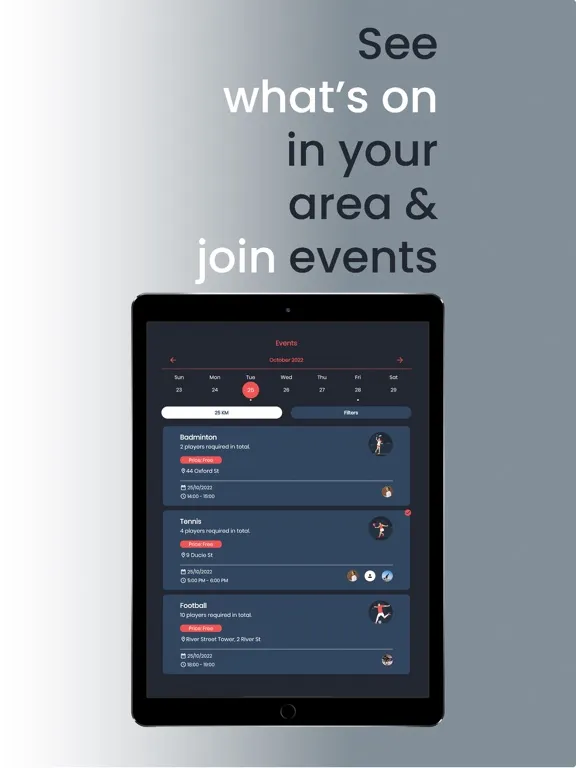 MySport - Sport & Fitness iPad  سکرین شاٹس