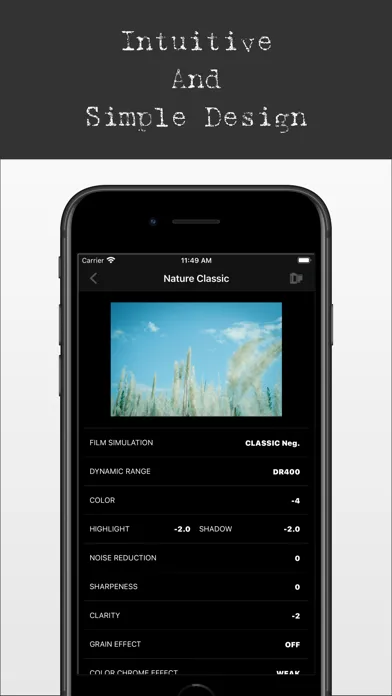 Capturas de pantalla de FILMEMO - Fuji X/GFX Cameras