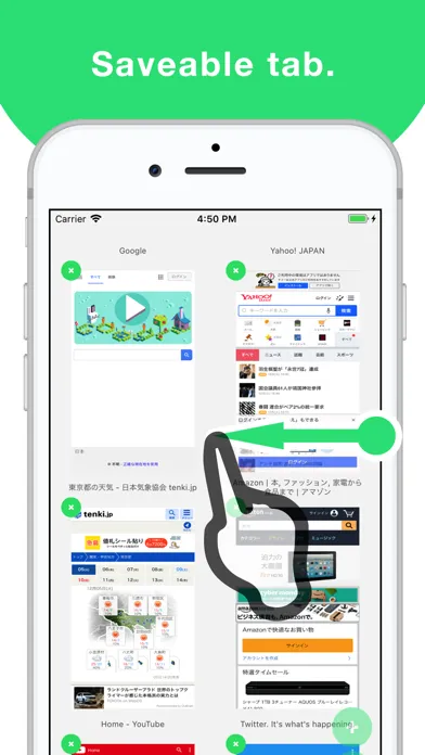 Ruru - One Hand Web Browser سکرین شاٹس