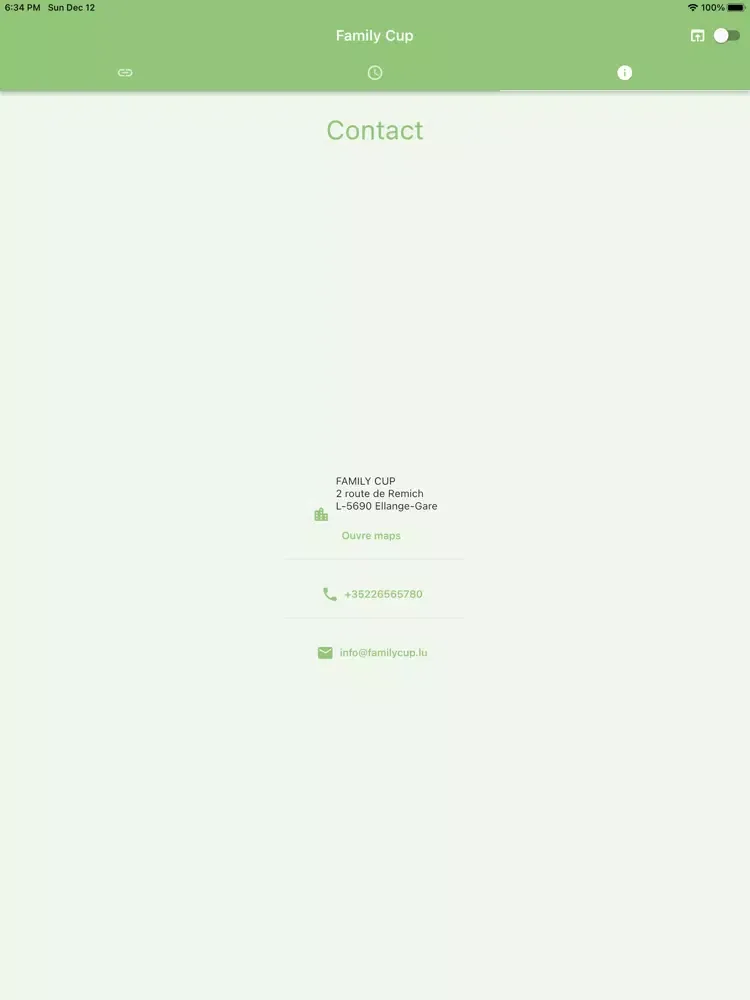 Screenshot di Family Cup iPad 
