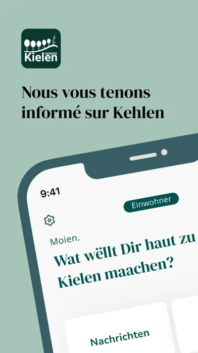 Screenshot di Kehlen App