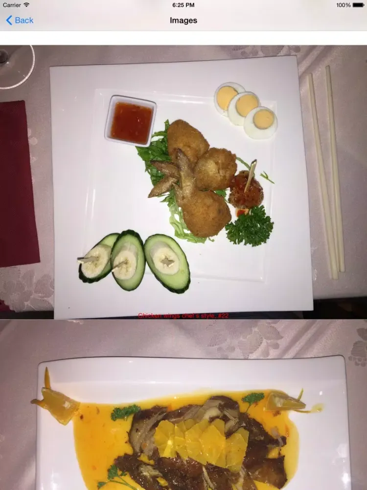 Ảnh chụp màn hình của Restaurant New Hong Kong Platen Luxembourg iPad 