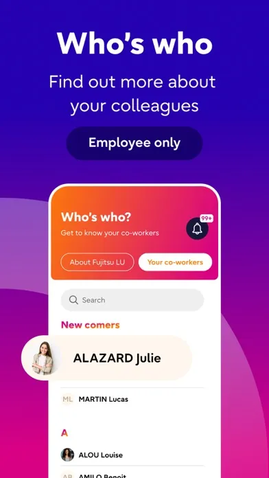 Captures d'écran de Fujitsu & Me - Luxembourg