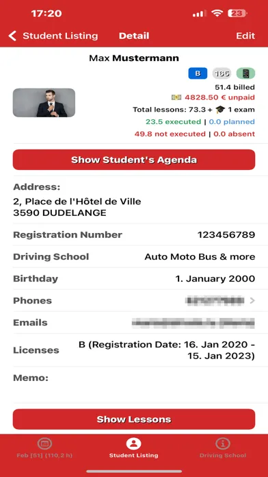 Drivelo Teacher Screenshots