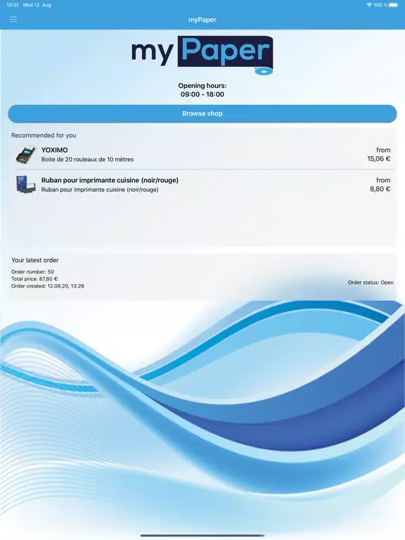 Tangkapan skrin myPaper iPad 