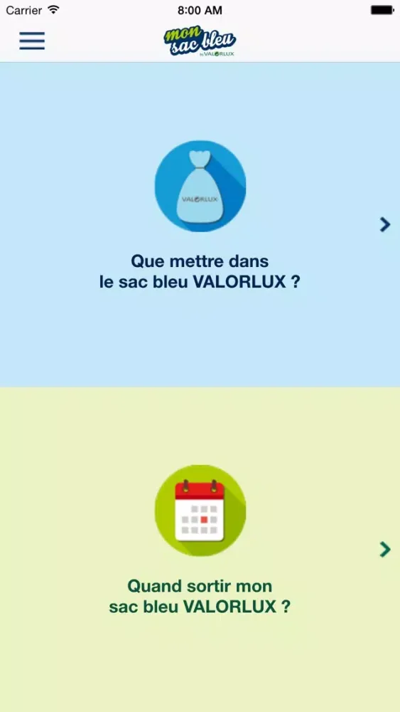 Captures d'écran de Mon sac bleu
