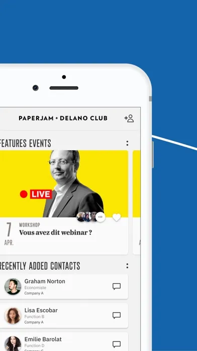 Paperjam + Delano Club سکرین شاٹس