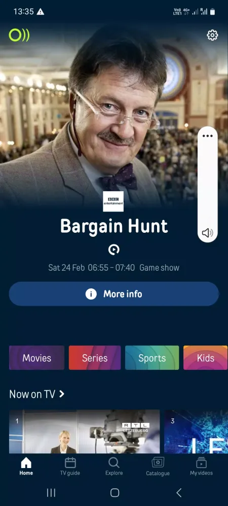 ภาพหน้าจอของ MyTangoTV Plus