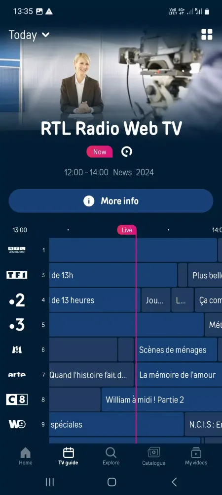 ภาพหน้าจอของ MyTangoTV Plus