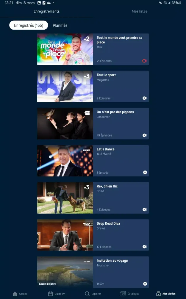 ภาพหน้าจอของ MyTangoTV Plus