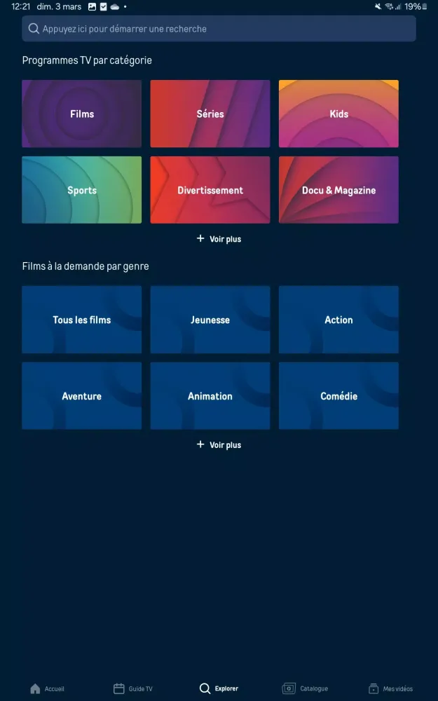 ภาพหน้าจอของ MyTangoTV Plus