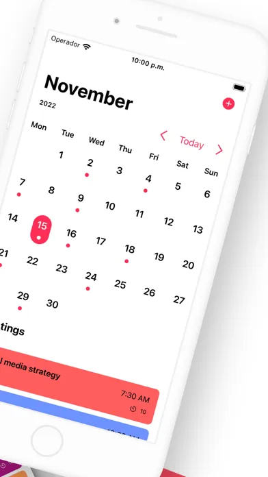 Meeting planner & voice record Screenshots