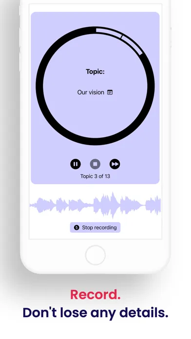 Meeting planner & voice record Screenshots