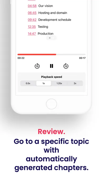 Meeting planner & voice record Screenshots