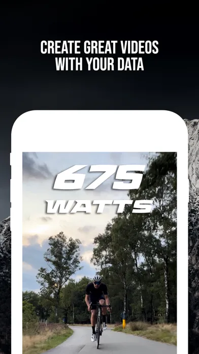 Strava data on video - STREIV Screenshots