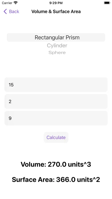 Скриншоты Science Calc