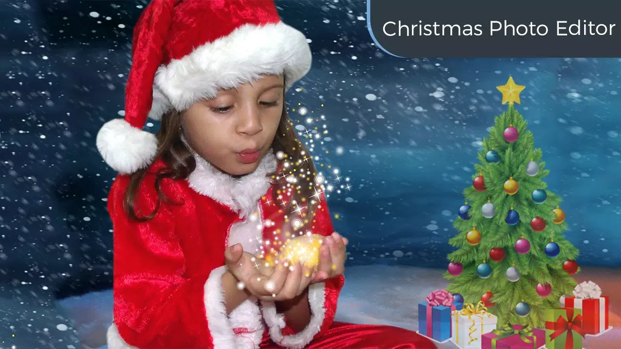 Capturas de tela do Christmas Photo Editor