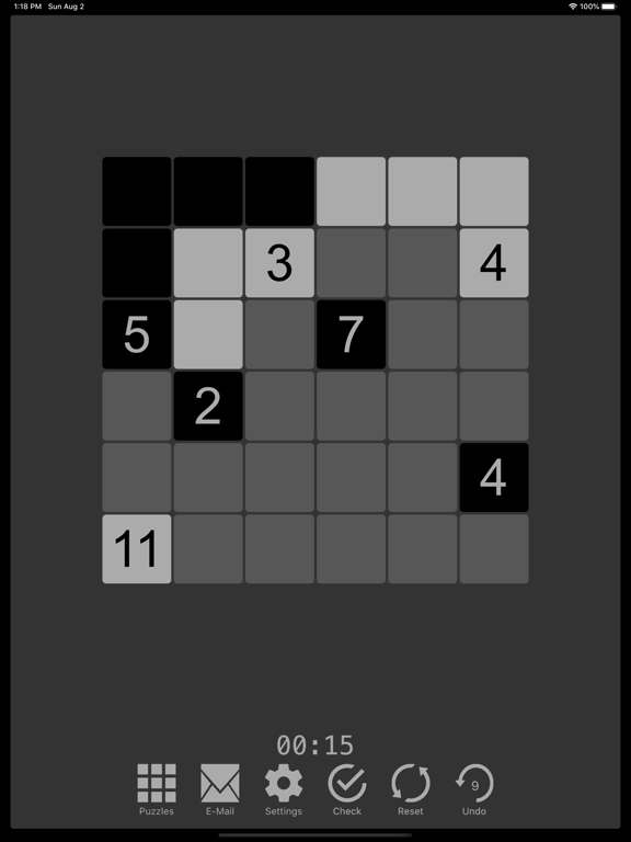 Zrzuty ekranu Light and Shadow Logic Puzzles iPad 