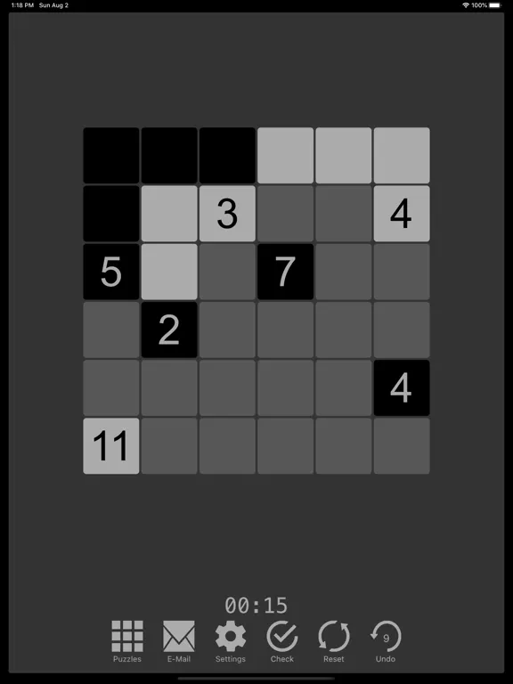 Light and Shadow Logic Puzzles iPad  Screenshots