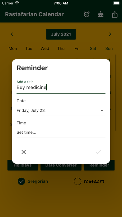 Rastafarian Calendar Ekran Görüntüleri