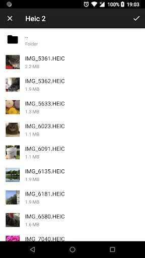 Zrzuty ekranu Luma: heic to jpg converter