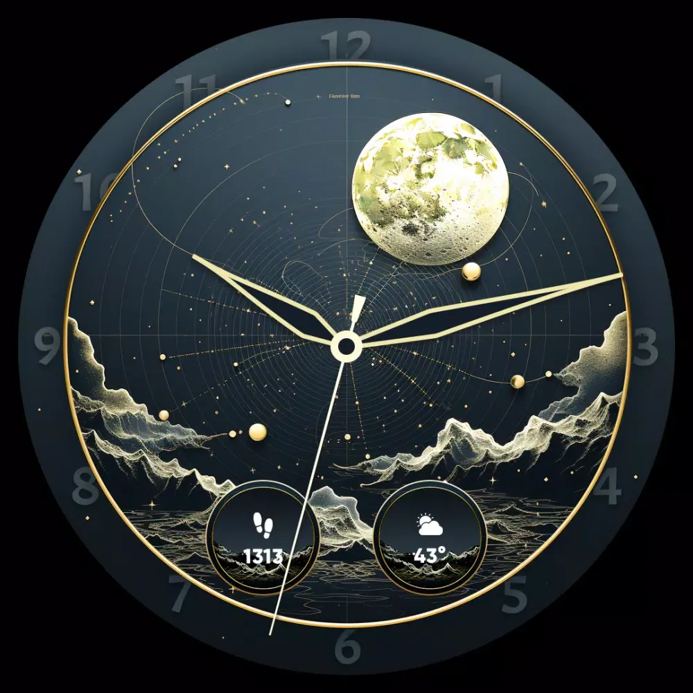 Lunar Moon Phase Watch Faces 스크린샷