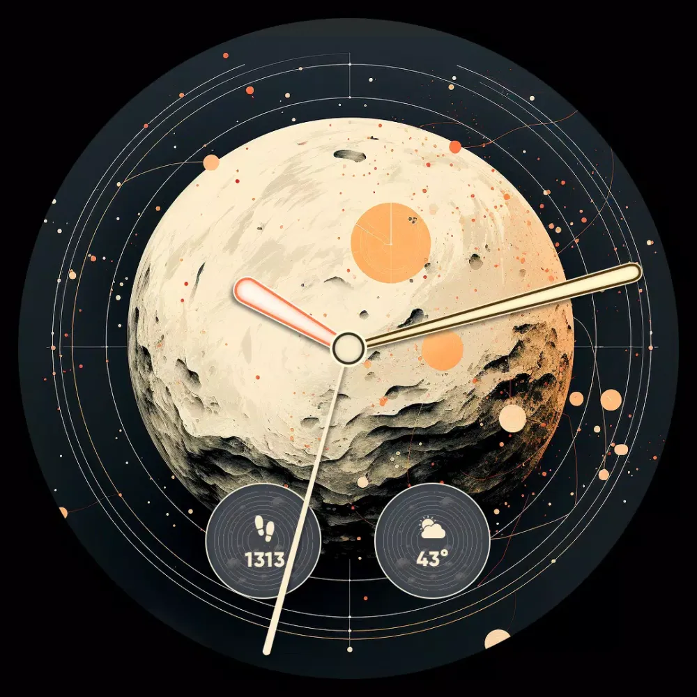 Lunar Moon Phase Watch Faces 스크린샷