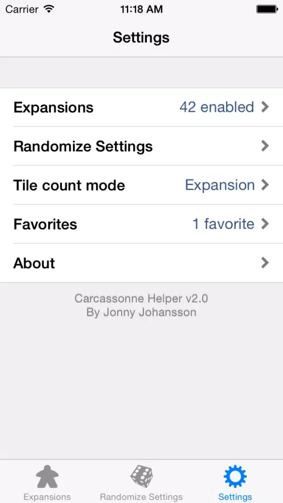 Tangkapan layar Carcassonne Helper