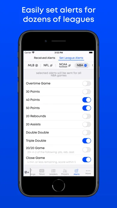Sports Alerts應用截圖