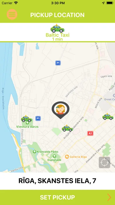 Click BalticTAXI سکرین شاٹس