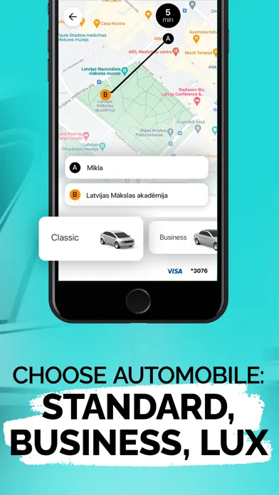 MOBI: Affordable Rides Riga应用截图