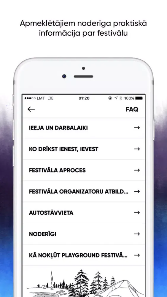Captures d'écran de Playground Festival