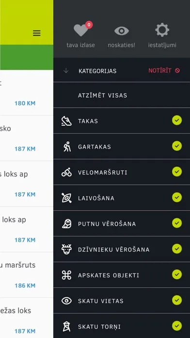 Dabas Tūrisms Ekran Görüntüleri