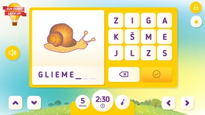 Capturas de tela do Kur esam? Latvijā!