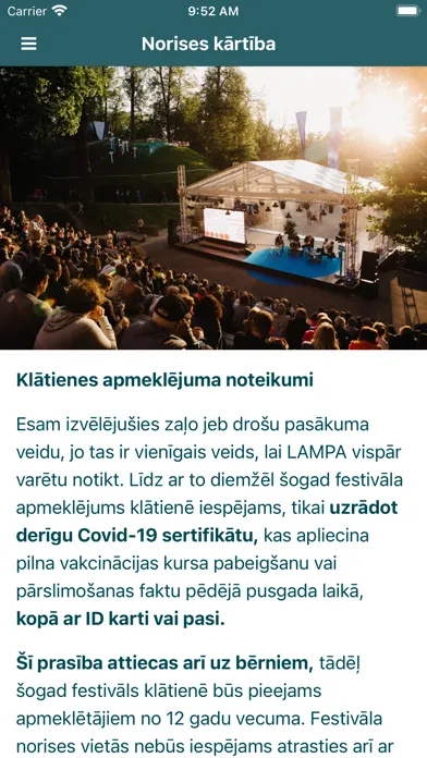 Festivāls LAMPA应用截图