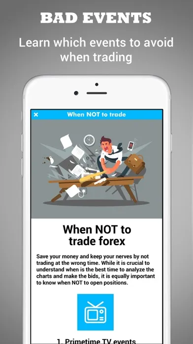 Captures d'écran de Forex Trading Hours - learn when to trade