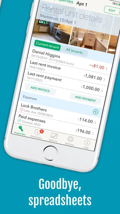 Landlordy Property Management Ekran Görüntüleri