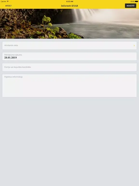 Ziņo KNAB iPad 应用截图