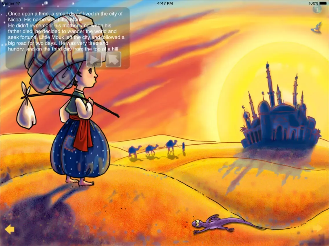 Tangkapan layar THE STORY OF LITTLE MUK INTERACTIVE STORYBOOK iPad 