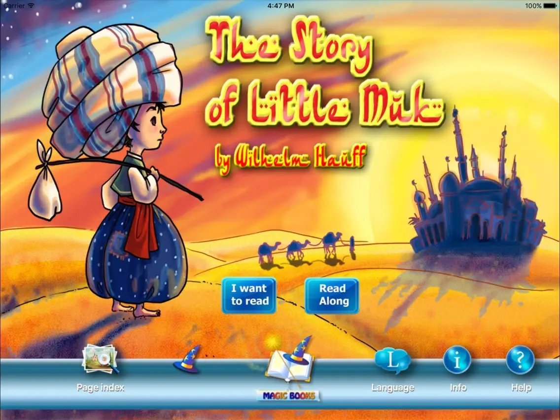 Tangkapan layar THE STORY OF LITTLE MUK INTERACTIVE STORYBOOK iPad 