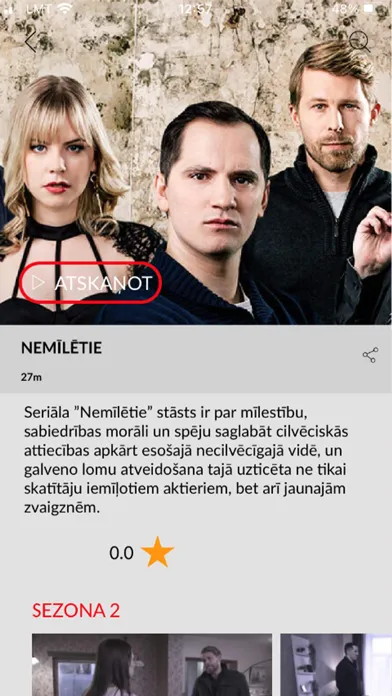 TV3 Play Latvija应用截图
