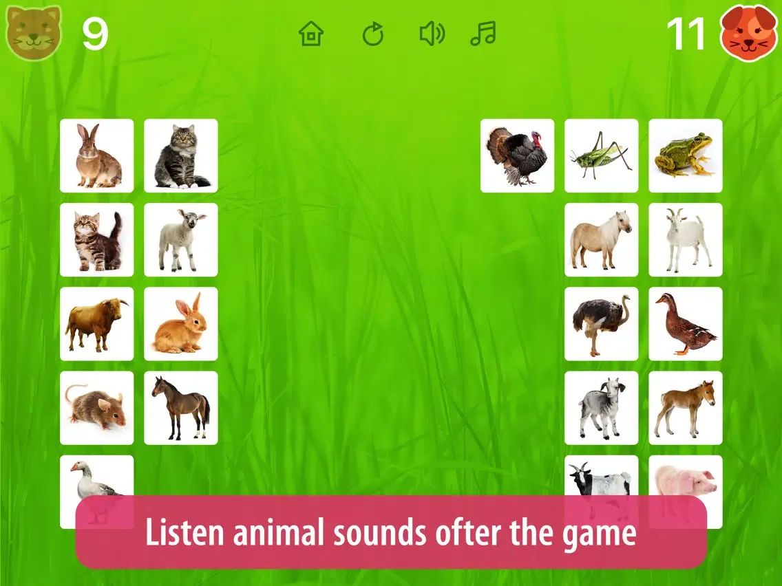 Zrzuty ekranu Farm Pairs - Match Animals iPad 
